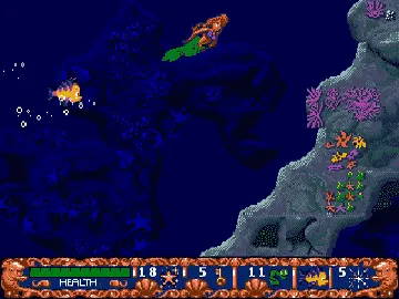 Ariel the Little Mermaid (USA, Europe) screen shot game playing